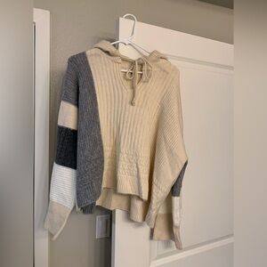 POL Cozy Oversized Knit Hoodie Pullover Sweater NWOT 🌴